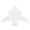 Ekena Millwork Alberta Architectural Grade PVC Gable Bracket, 36"W x 22 1/2"H x 4"D x 6"F, 15/12 Pitch GBP036X23X0406ALB00 - alternate 4